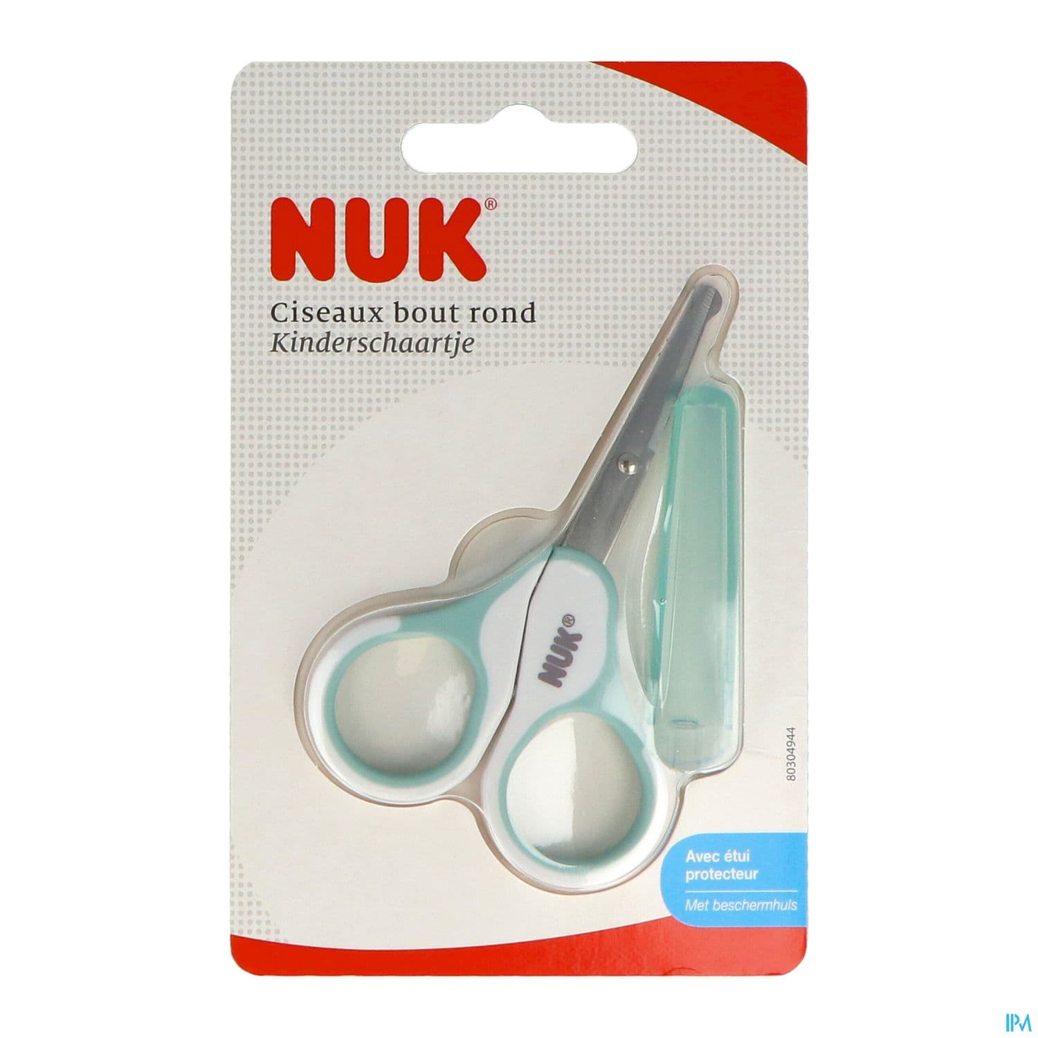 Nuk Ciseaux Bebe Bouts Ronds + Etui