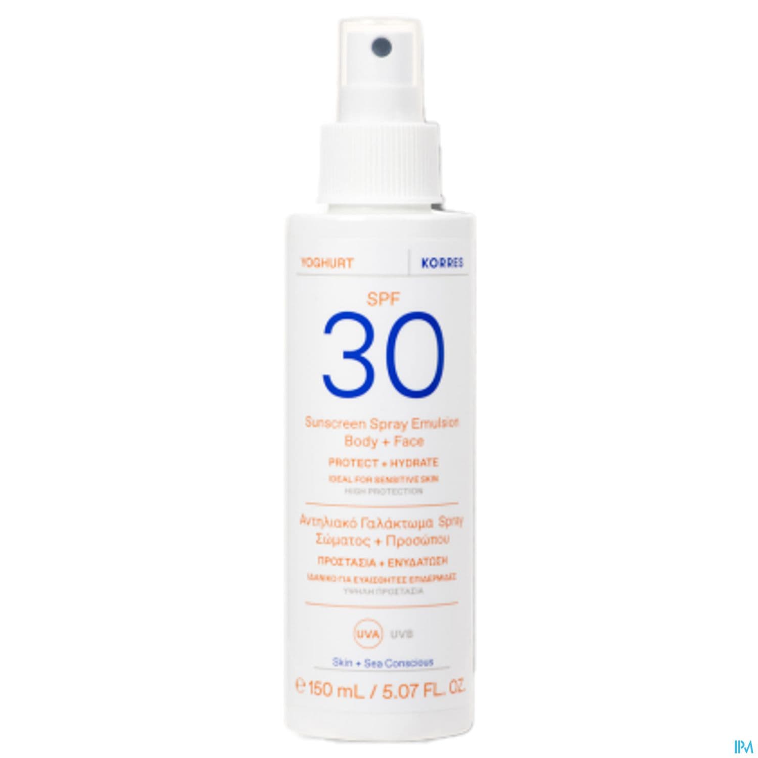 Korres Yaourt Visage Corps Spf30 Spray 150ml