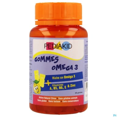 PEDIAKID GOMME OMEGA 3 OURS CITR60