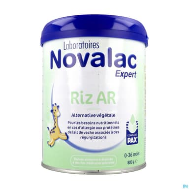 NOVALAC EXP RIZ AR 0-36M LAIT 800G