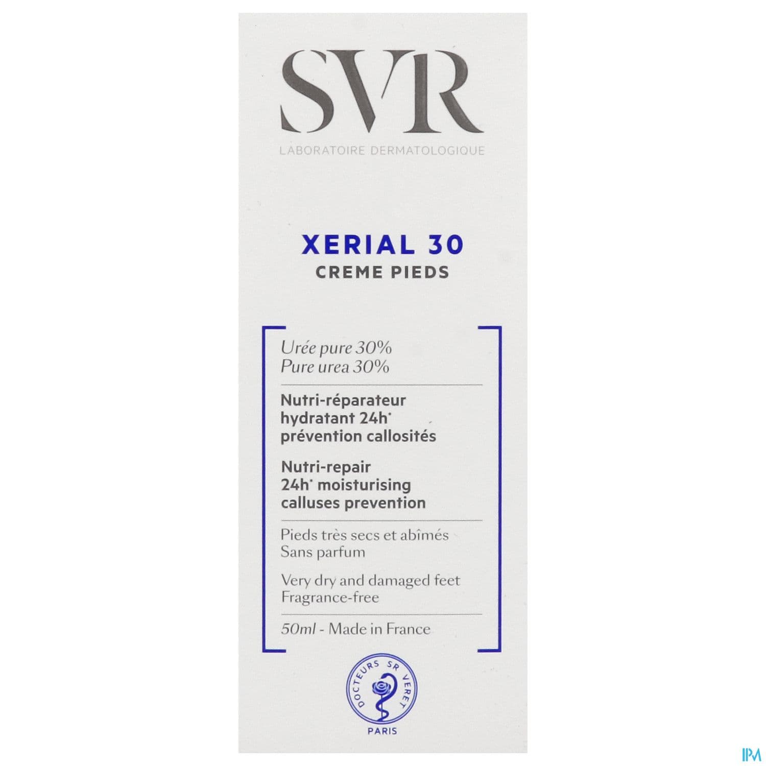Svr Xerial 30 Creme Pieds Secs Tres Abimes 50ml