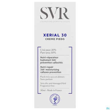 Svr Xerial 30 Creme Pieds Secs Tres Abimes 50ml