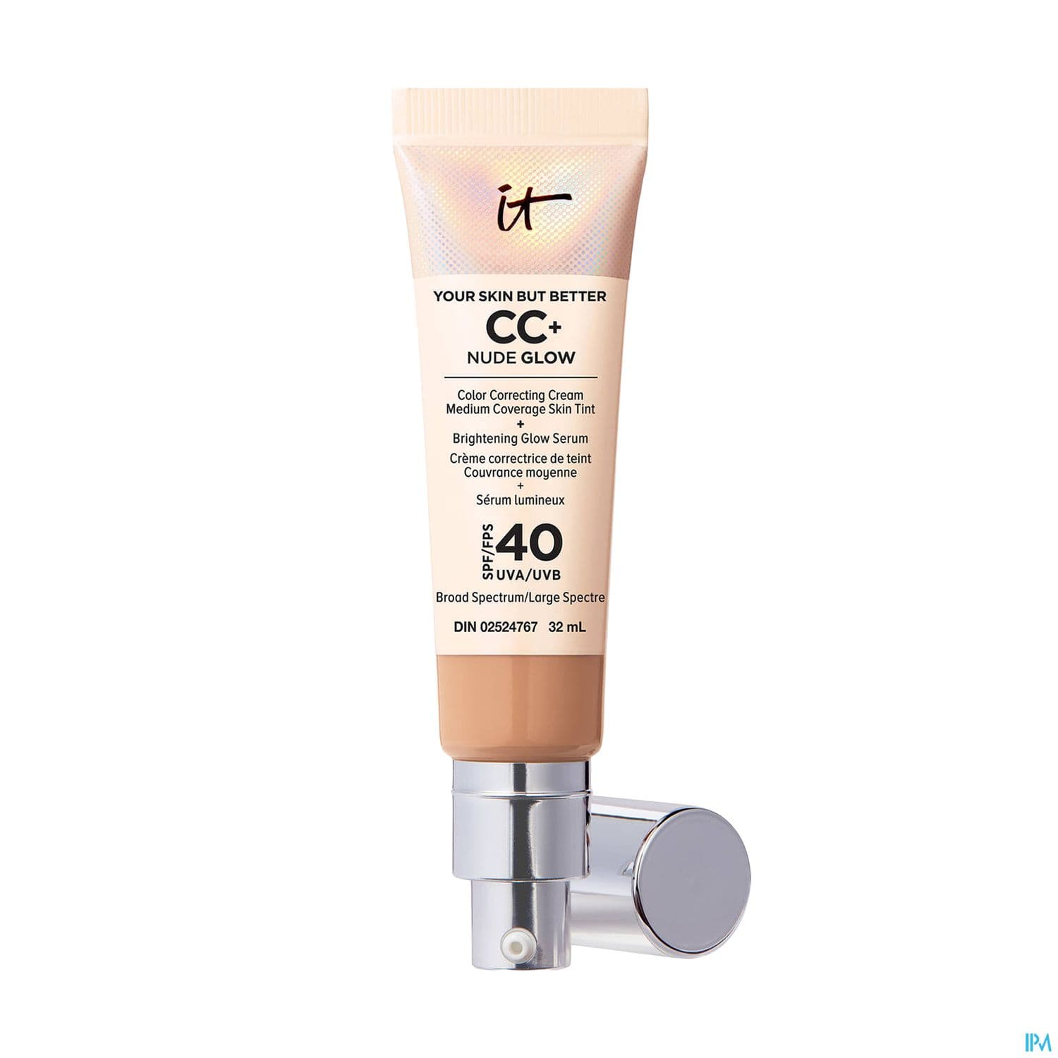 It Cosmetics Cc+ Cream Nude Glow Illuminatrice Spf40 Medium Tan 32ml