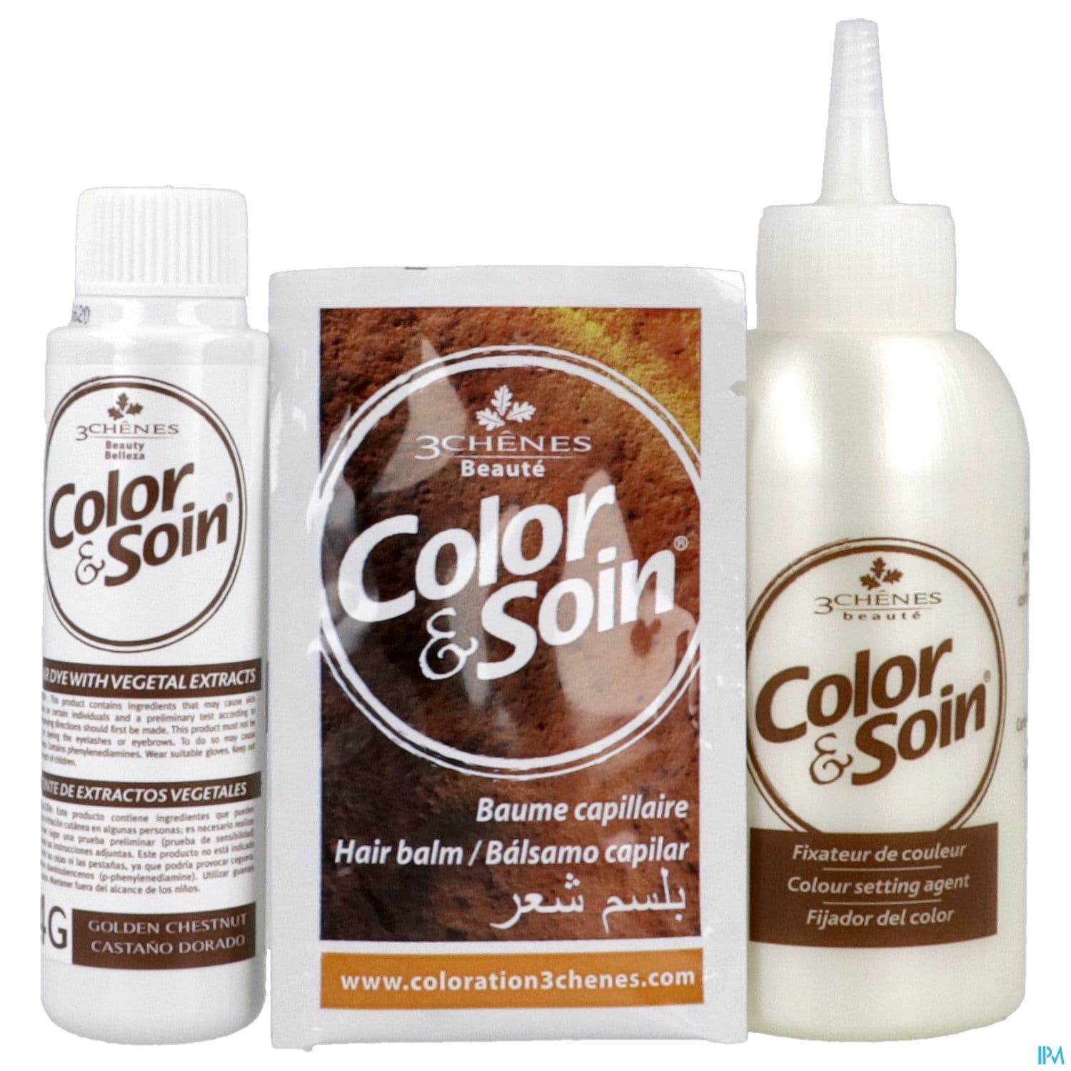 3 CHENES COLOR/SOIN CHAT DORE 4G