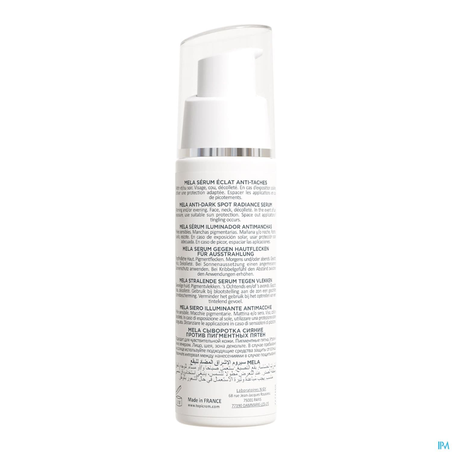 Topicrem Mela Serum Eclat Antitaches 30ml