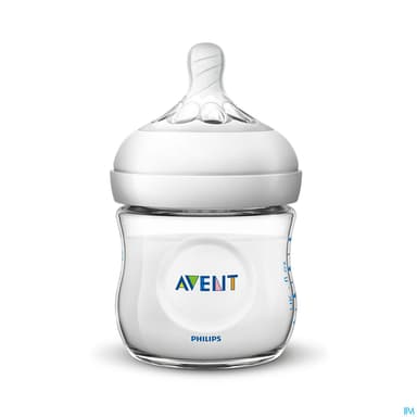 Avent Biberon Natural 2.0 Transparent 125ml Scf030/17