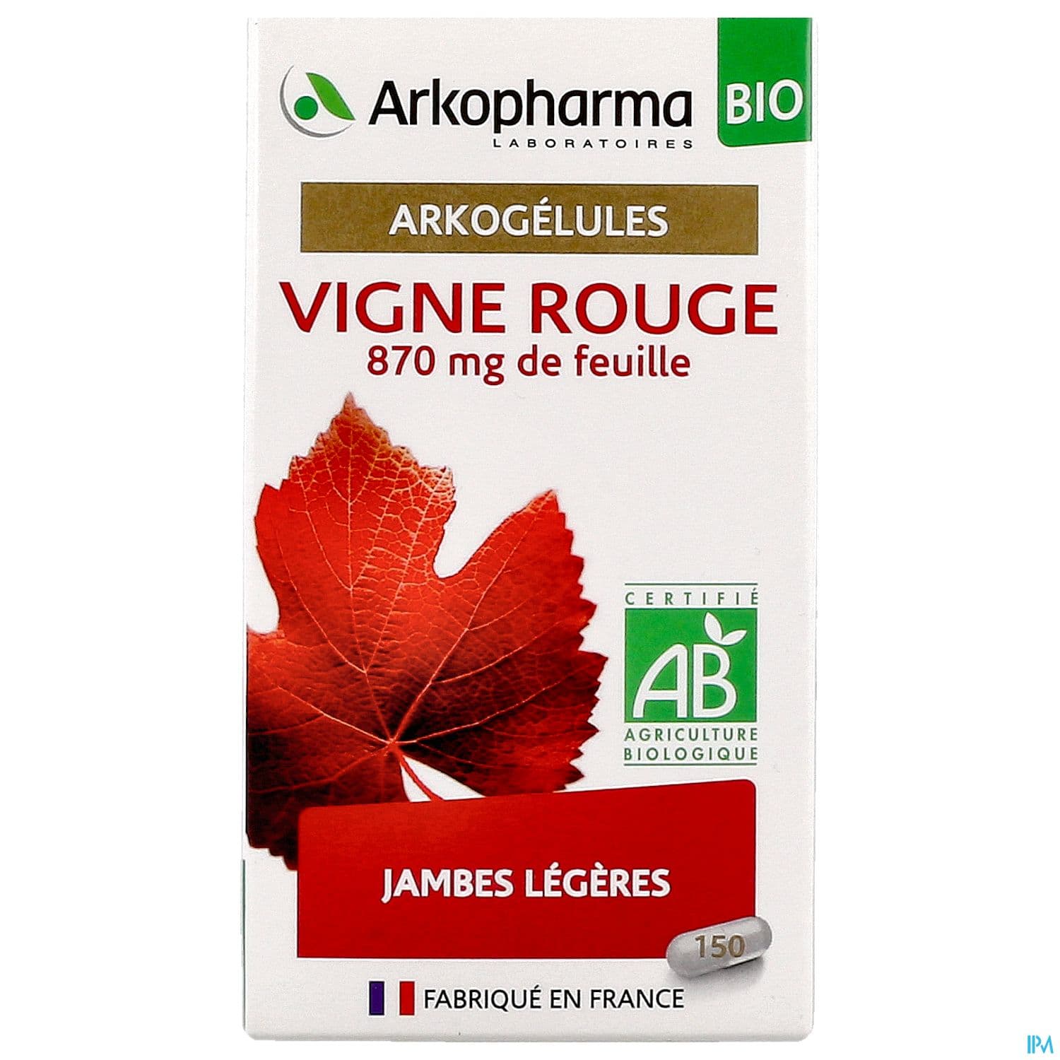 Arkopharma Arkogelules Vigne Rouge Bio Gelule 150