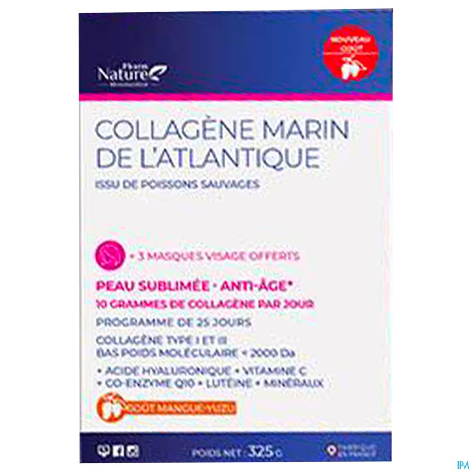 Pharm Nature Collagene Marin De Bretagne Poudre 300g