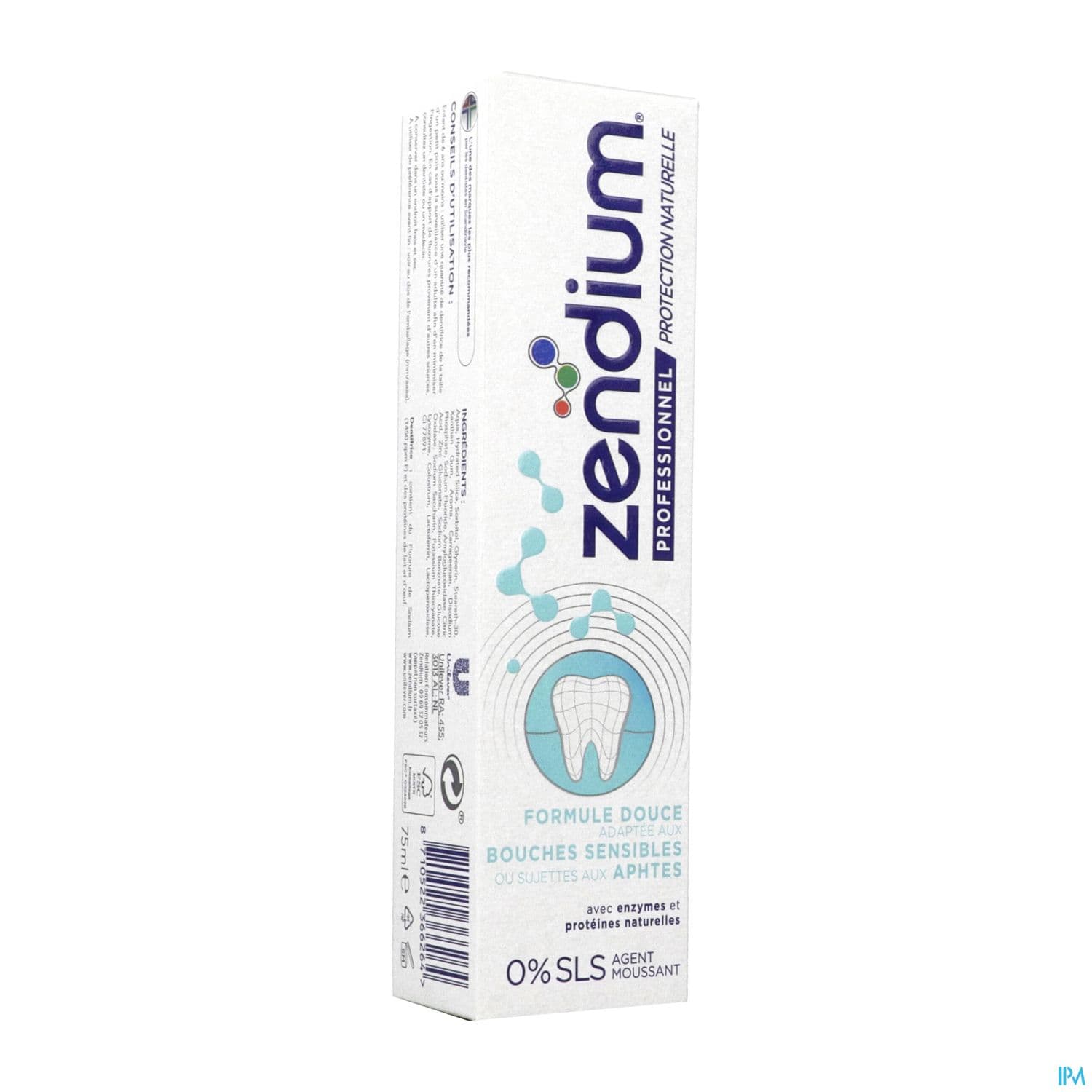 Zendium Dentifrice Formule Douce 75ml — Pharmacie Pharmavance Hauts De Suresnes