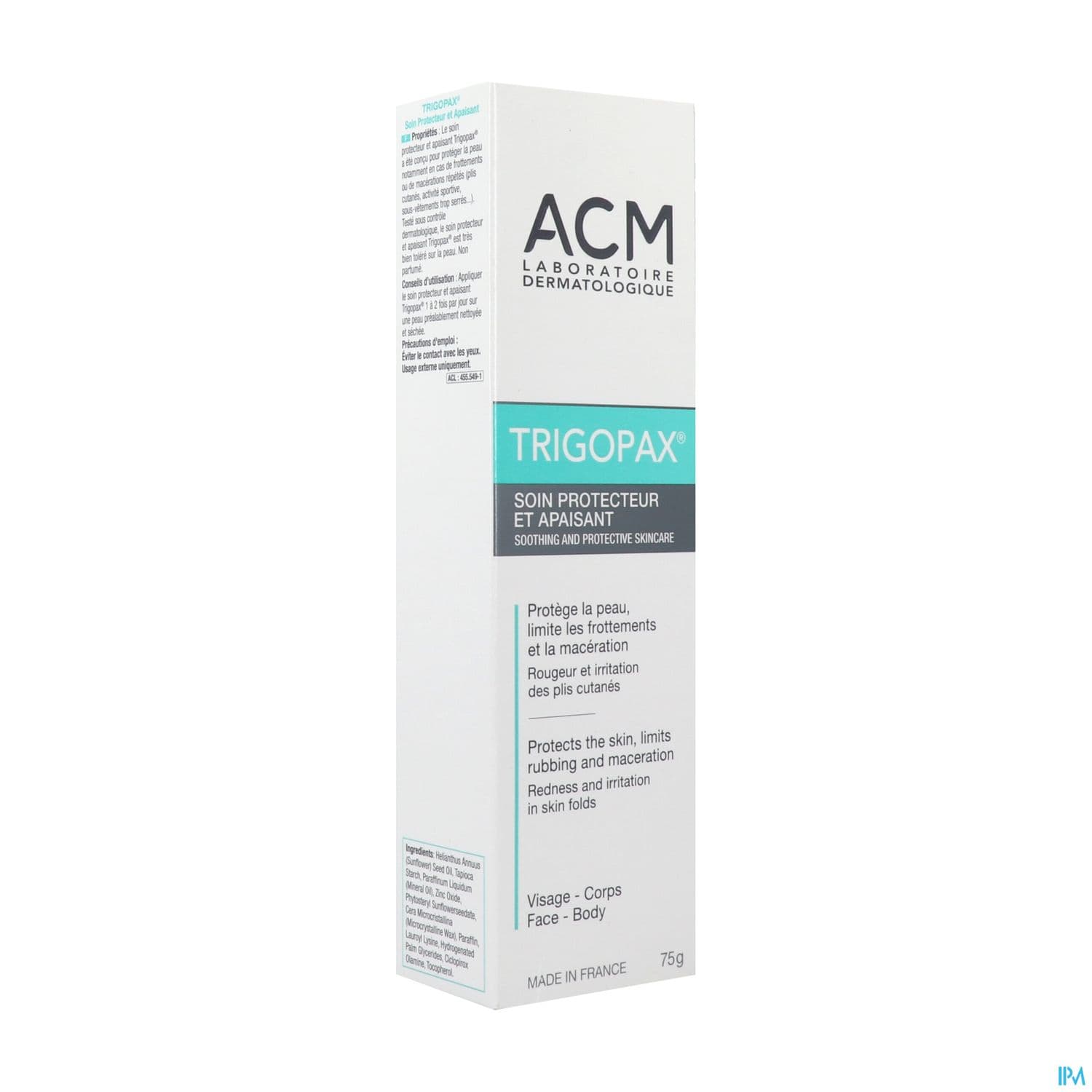 TRIGOPAX SOIN PROT/APAISANT 75ML