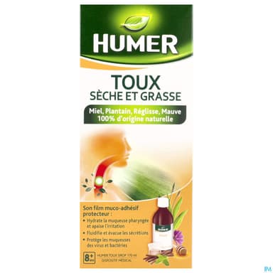 HUMER TOUX MIEL/PLANT/REG SP 170ML