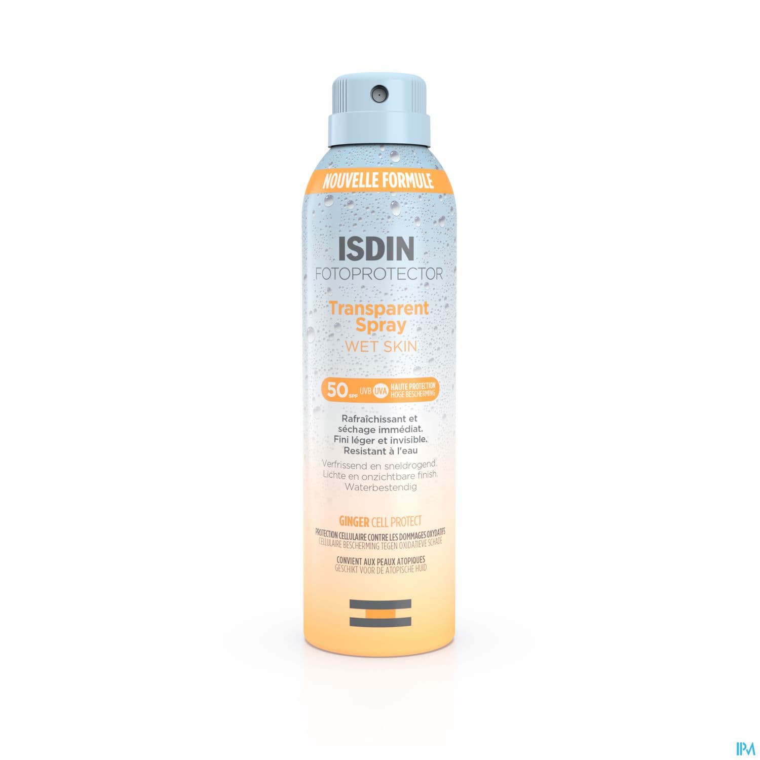 ISDIN TRANSP WET SKIN 50 SPR 250ML