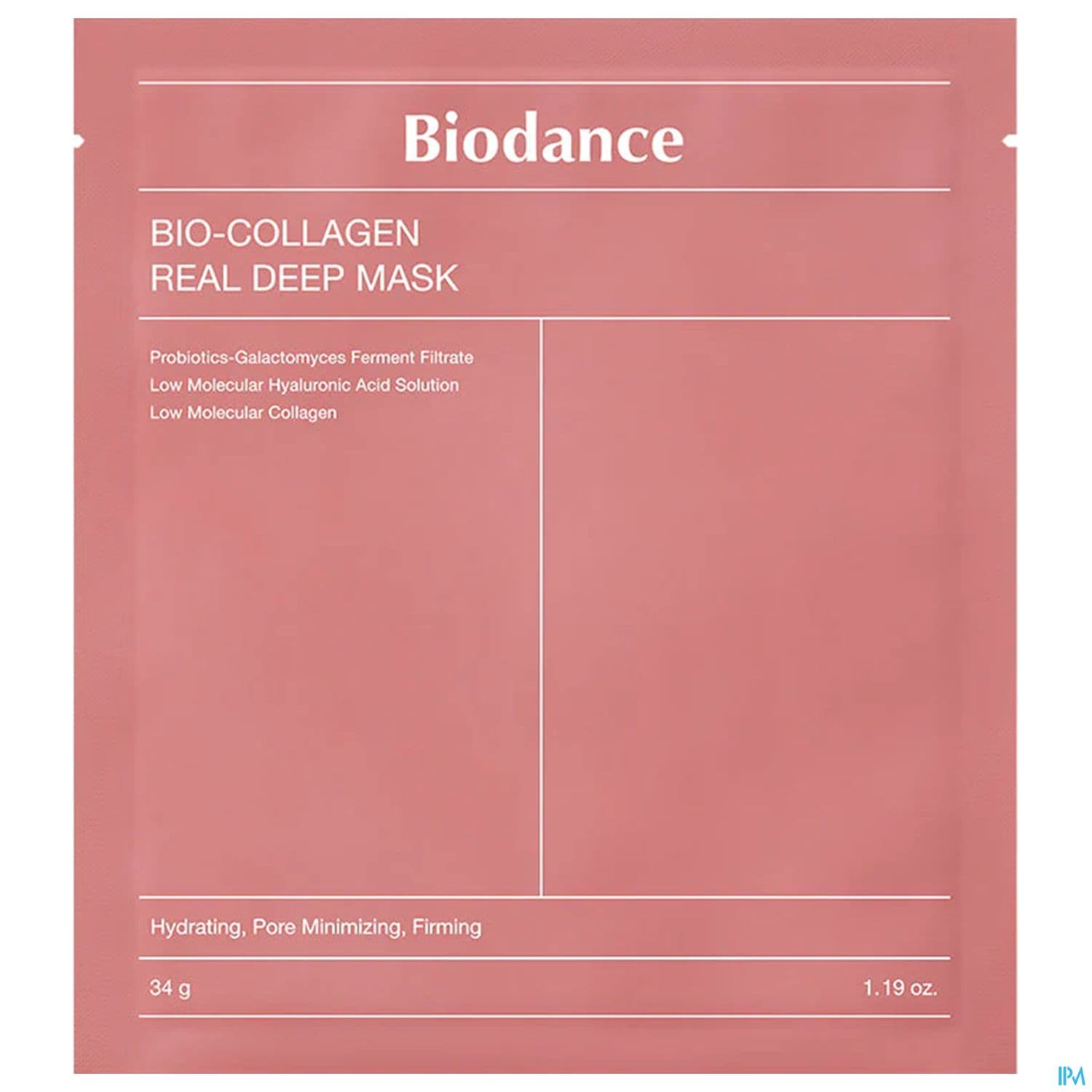 Biodance Masque Tissu Bio Collagen Real Deep Mask 34g