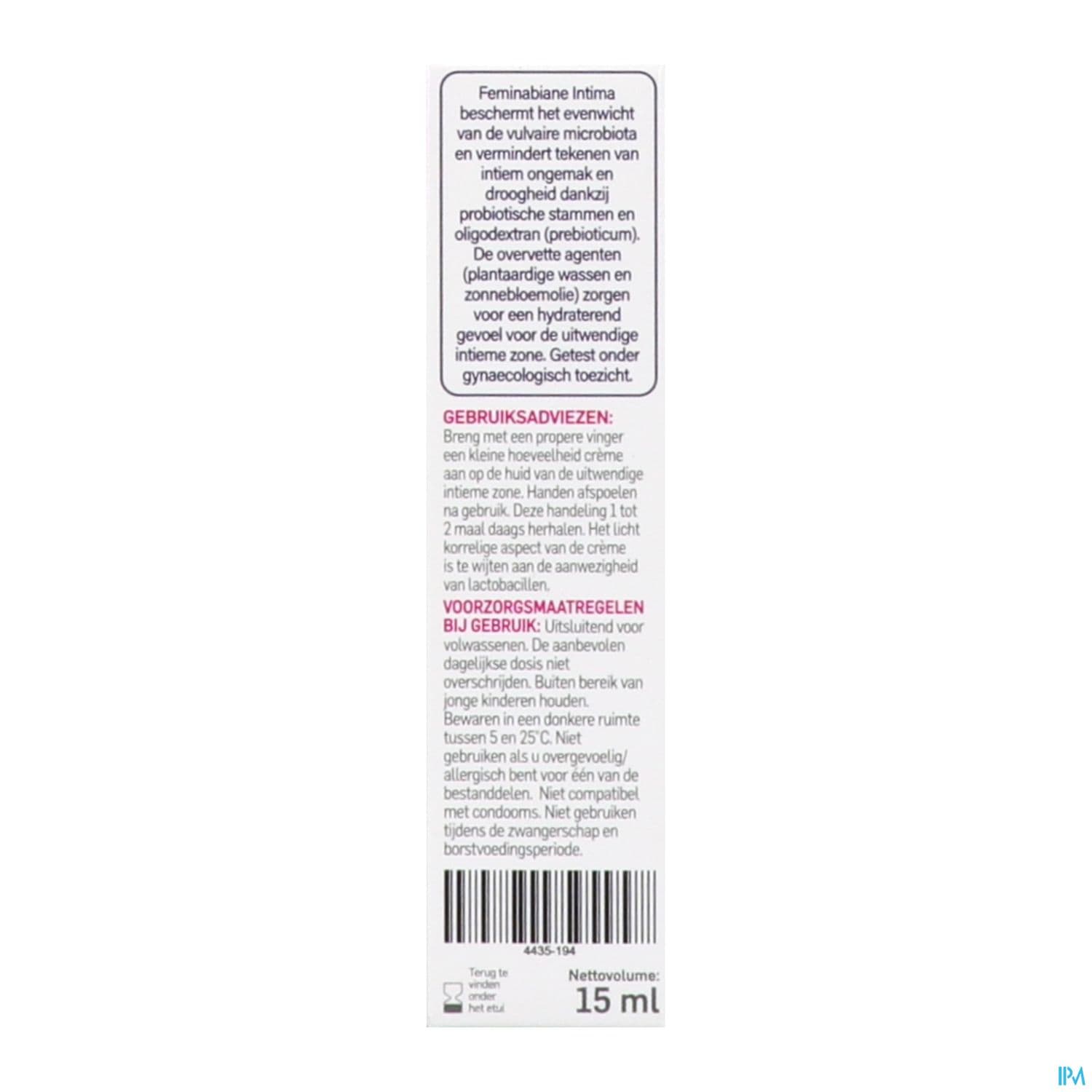 FEMINABIANE INTIMA TOPIQUE 15ML