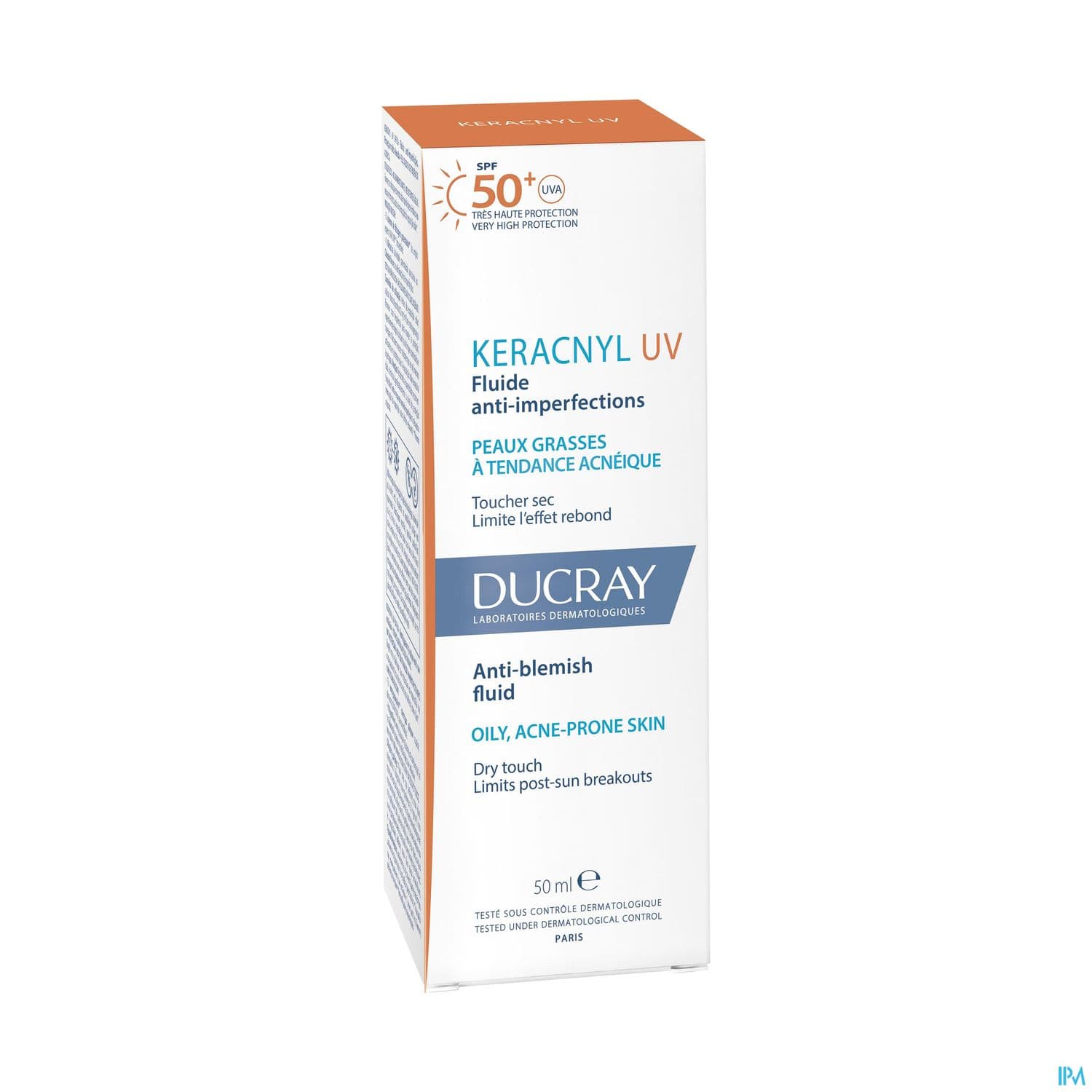 Ducray Keracnyl Uv 50+ Fluide Antiimperfections 50ml