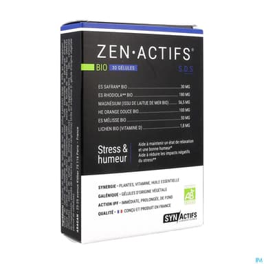 SYNACTIFS ZENACTIFS BIO GELUL 30