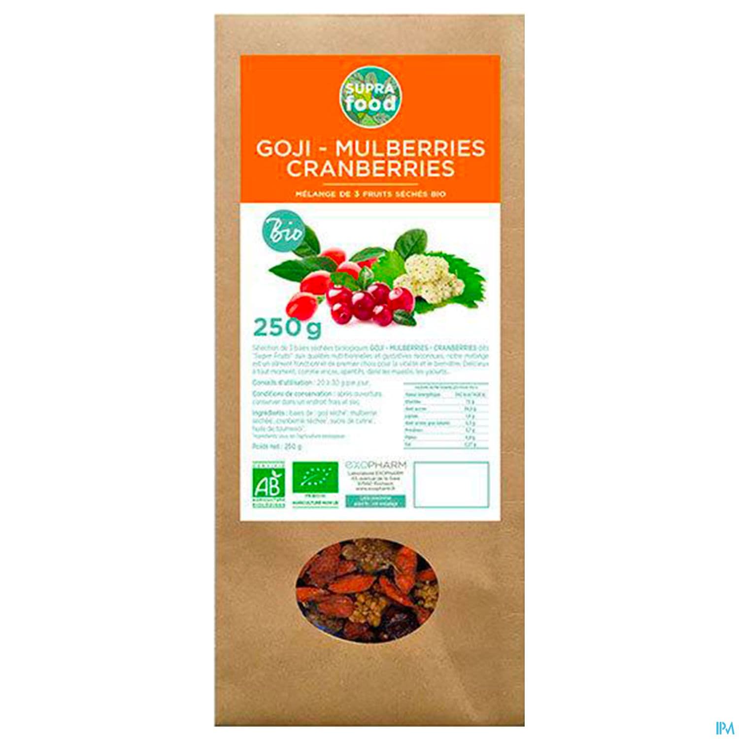 Exopharm Mulberries Bio Sachet 250g