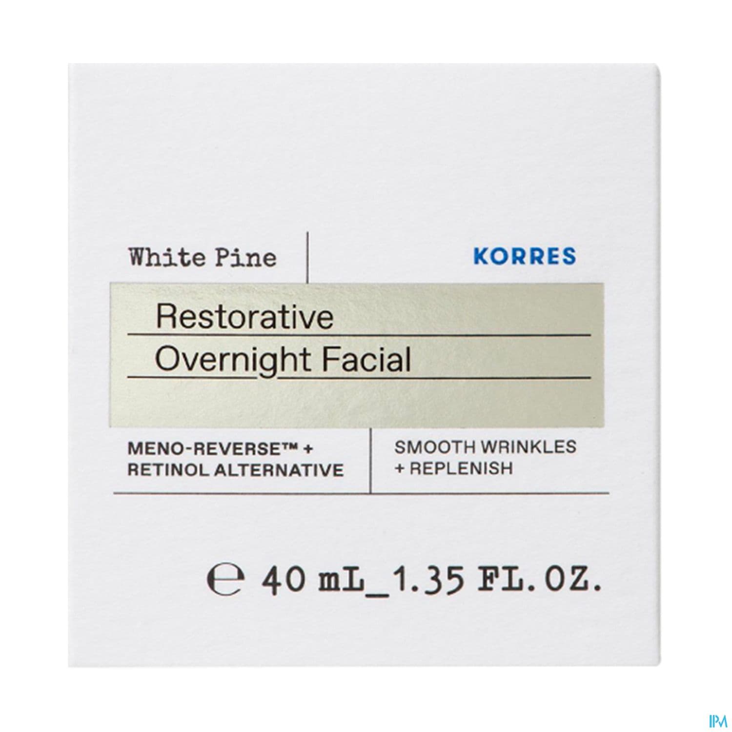 Korres Pin Blanc Creme Nuit Regenerante 40ml