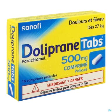 DOLIPRANETABS 500MG CPR 16
