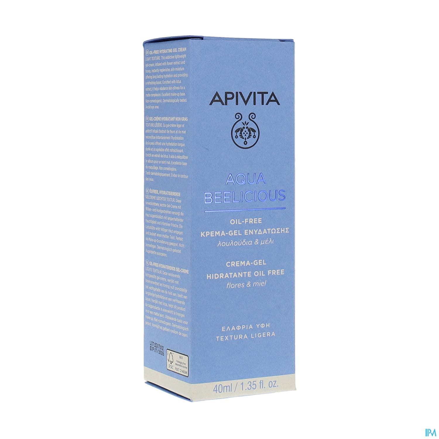 APIVITA AQUA BEE GEL CR 40ML