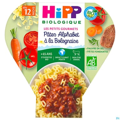HIPP PATE ALPHABET BOLOGNAISE 230G