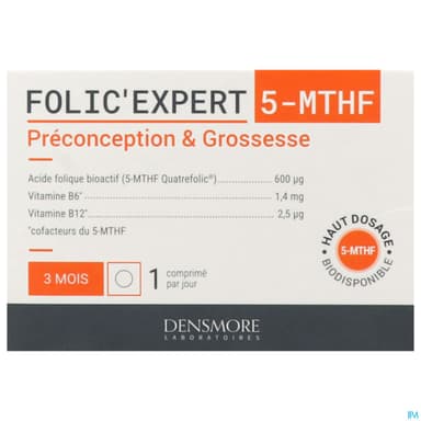 Densmore Folic Expert 5-mthf Comprime 90