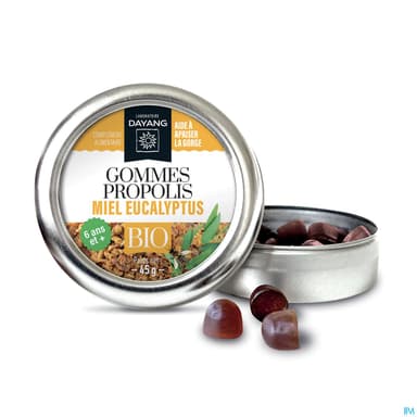 Dayang Gommes Propolis Miel Eucalyptus Bio 45g