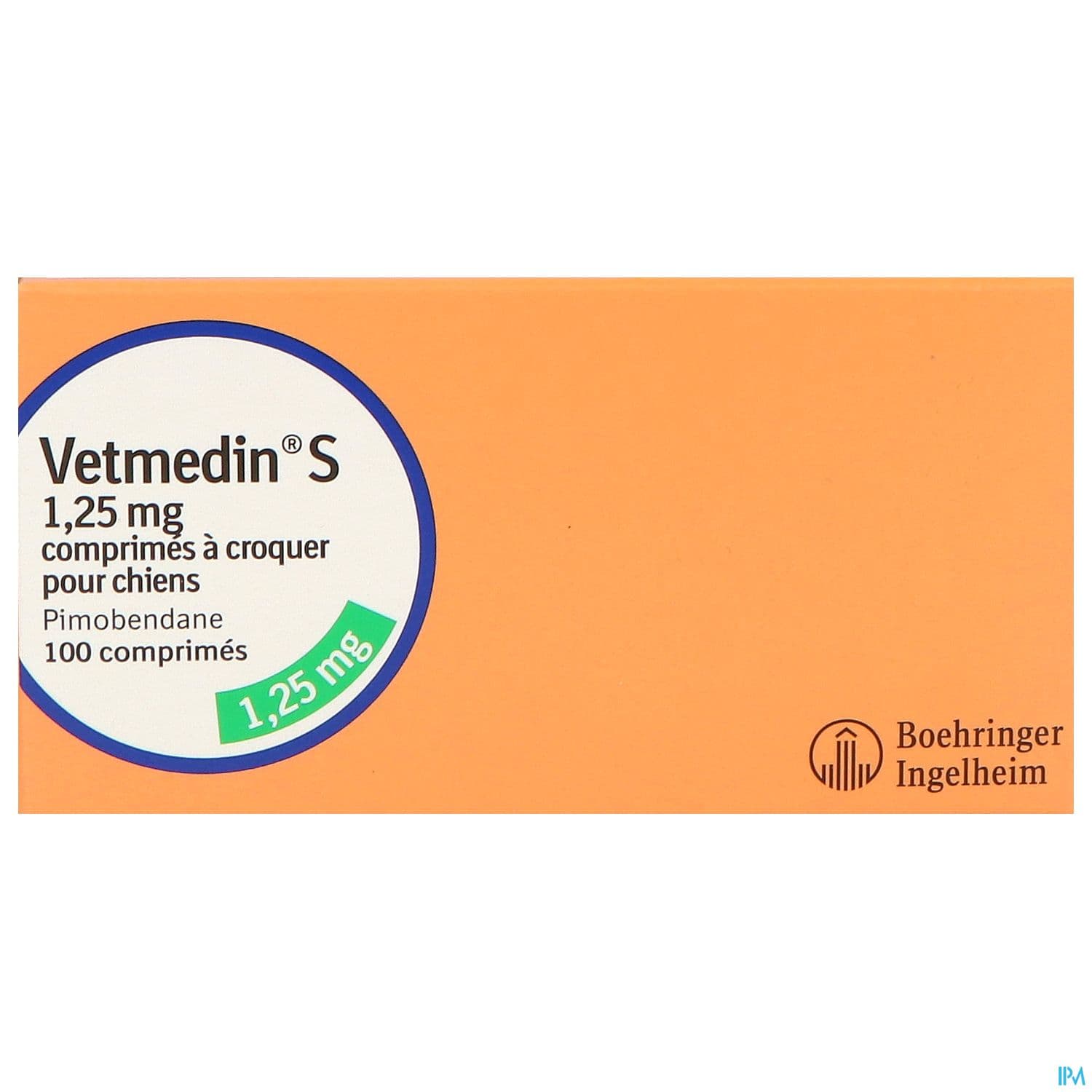 Vetmedin S 1mg25 Comprime A Croquer Chien 2/10kg 100