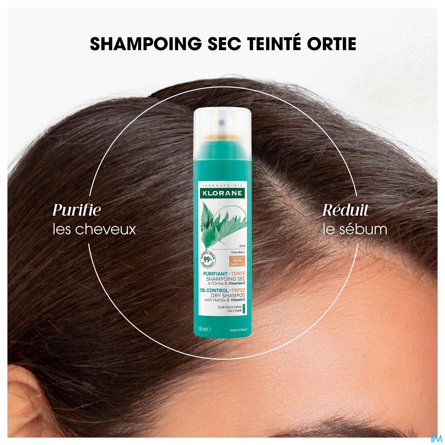 Klorane Shampooing Sec Teinte Ortie + Vitamine E 150ml