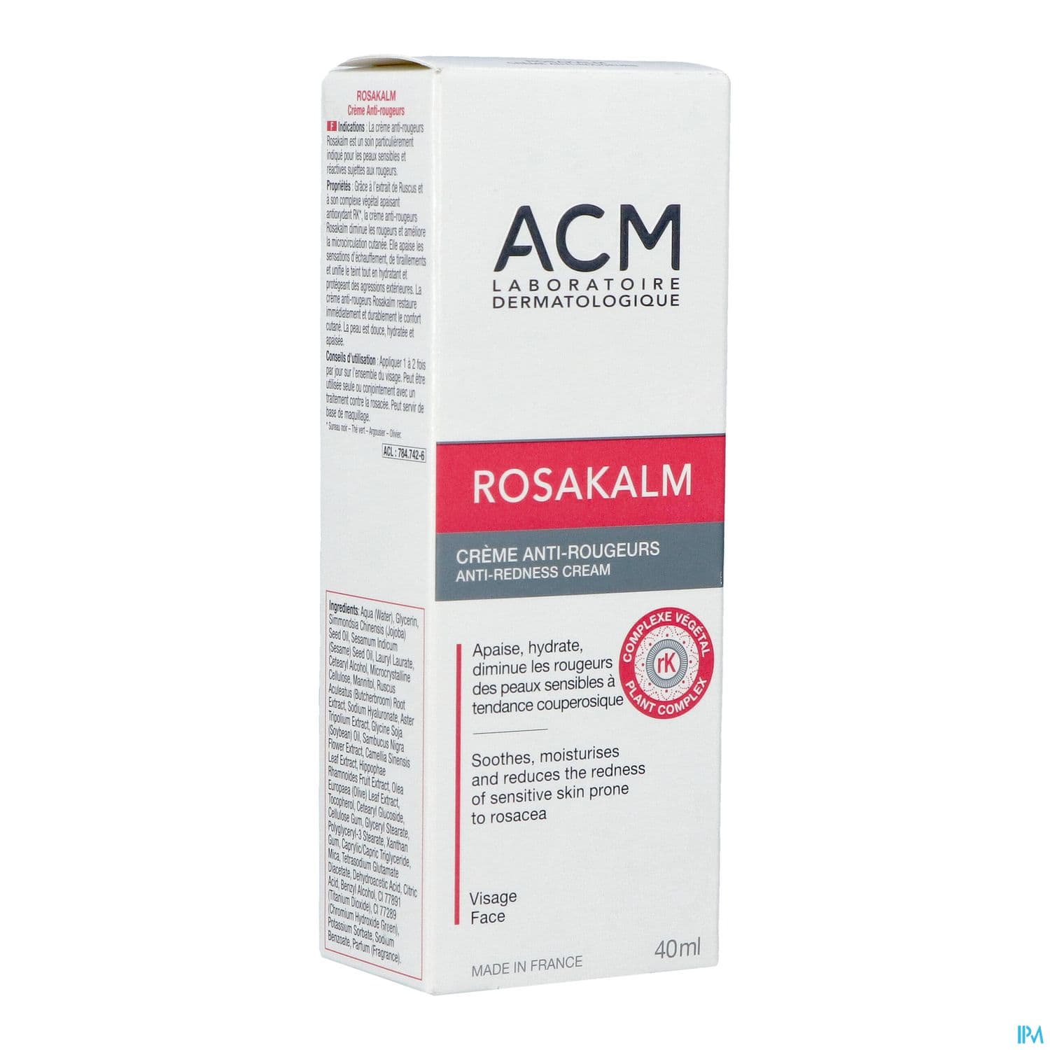 ROSAKALM CR A/ROUGEUR 40ML — Pharmacie Capucins  Pharma