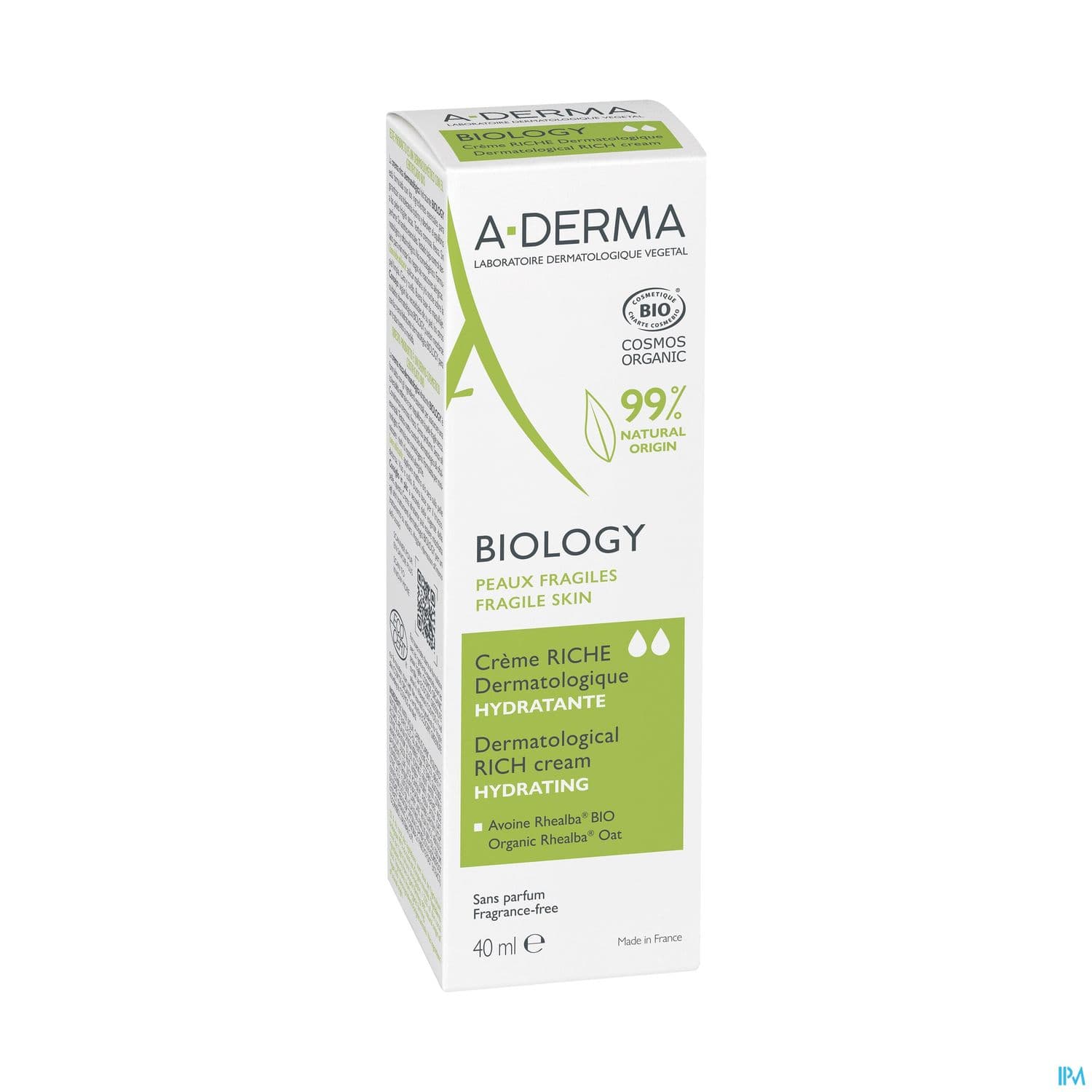 A-DERMA BIOLOGY CR RICH DERMA 40ML