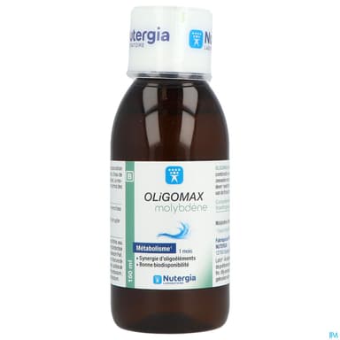 Nutergia Oligomax Molybdene Solution Buvable 150ml