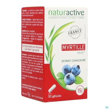 NATURACTIVE MYRTILLE GELUL 30