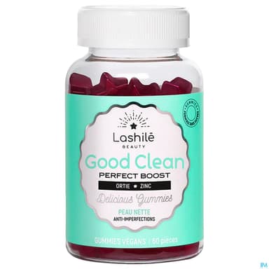 Lashile Beauty Good Clean Perfect Boost Gummies Sans Sucre 60