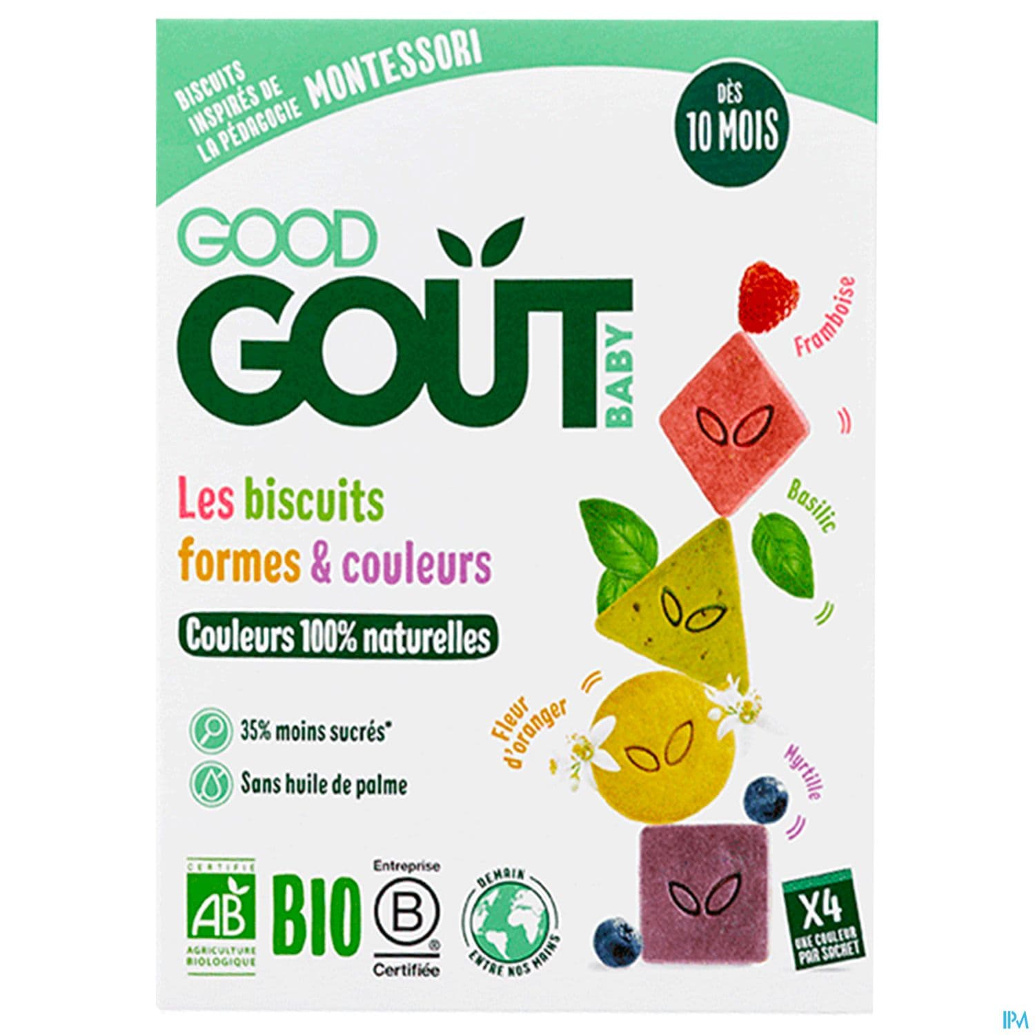 GOODGOUT BISC FORME/COULEUR 80G