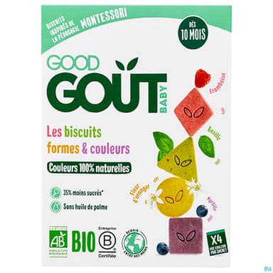 GOODGOUT BISC FORME/COULEUR 80G