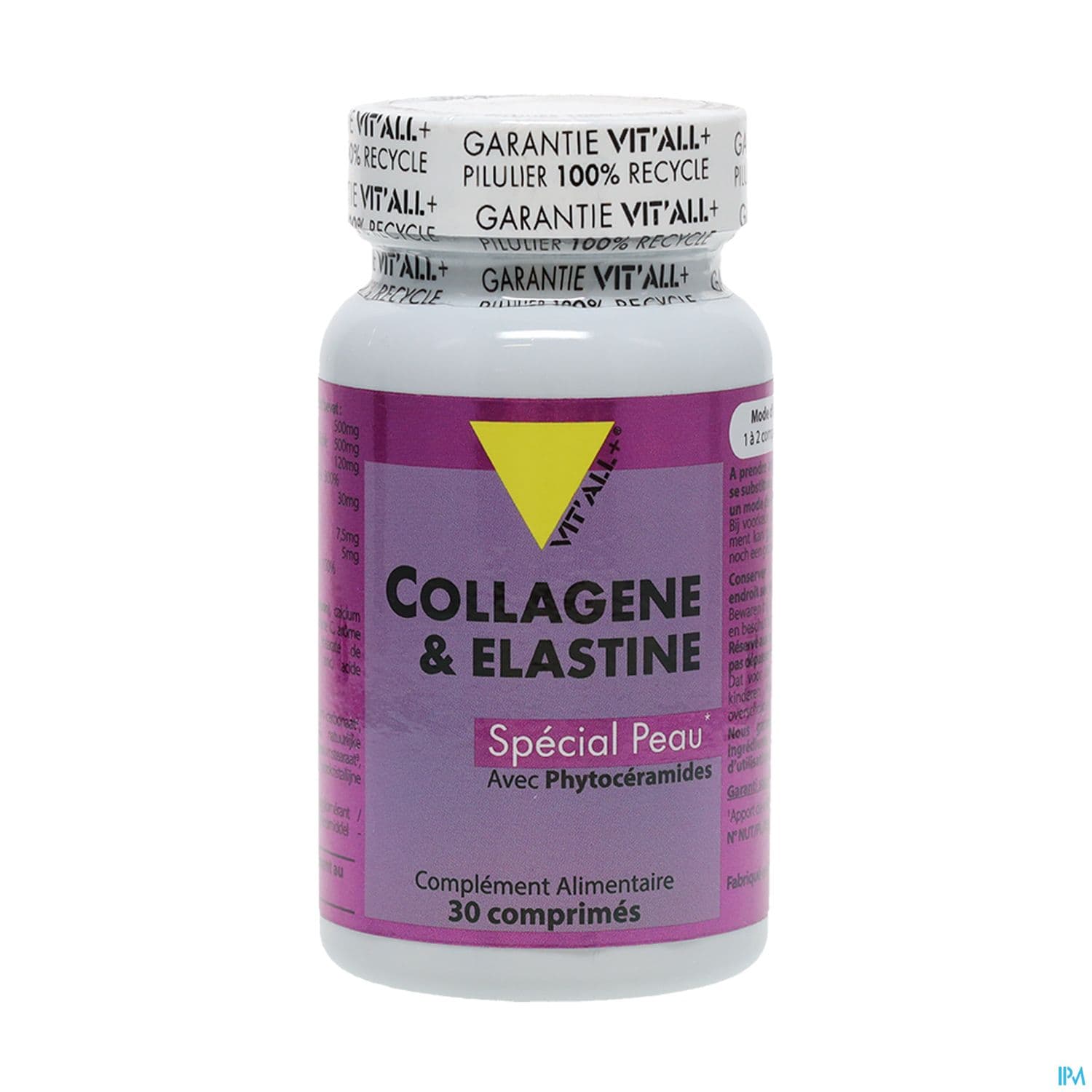 Vit All+ Collagene Elastine Peau Comprime 30