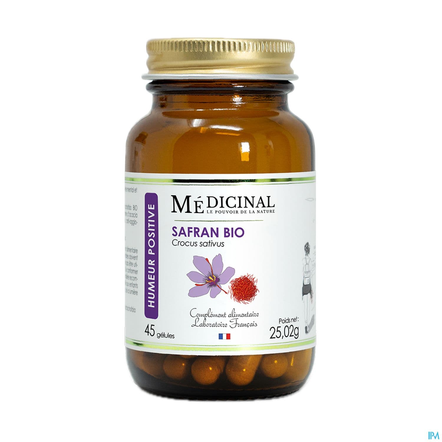 Medicinal Safran Gelule 45 — Pharmacie des 7 Chemins