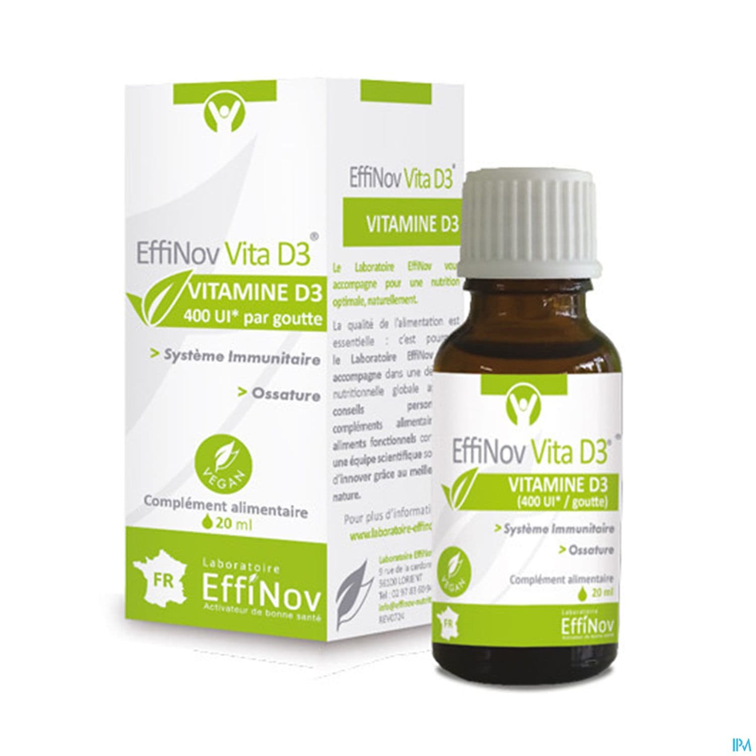 EFFINOV VITA D3 COMPTE GTTE 20ML