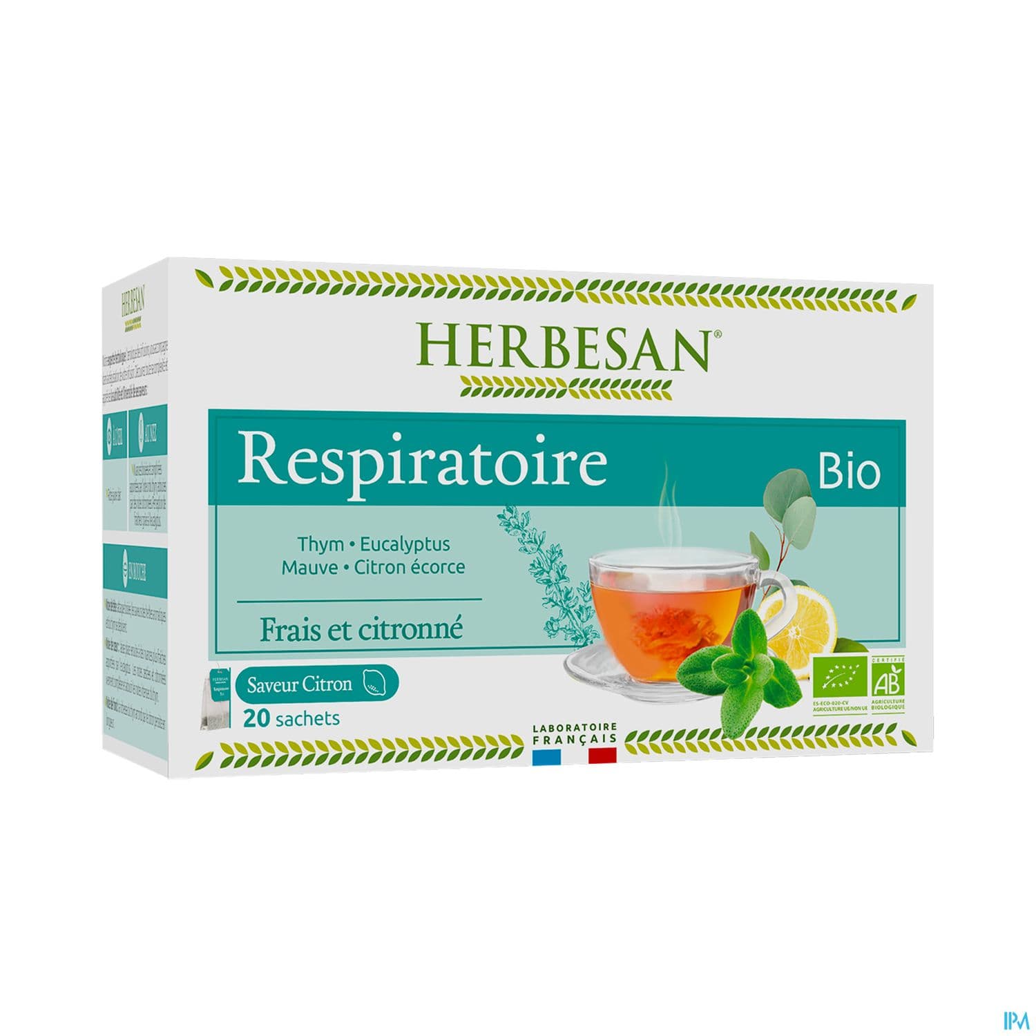 Herbesan Infusion Respiratoire Bio Sechet 20