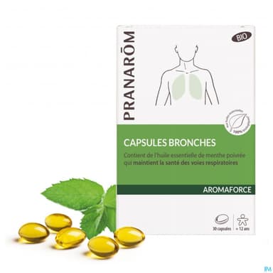 Pranarom Aromaforce Bronches Eubiarom Bio Capsule 30