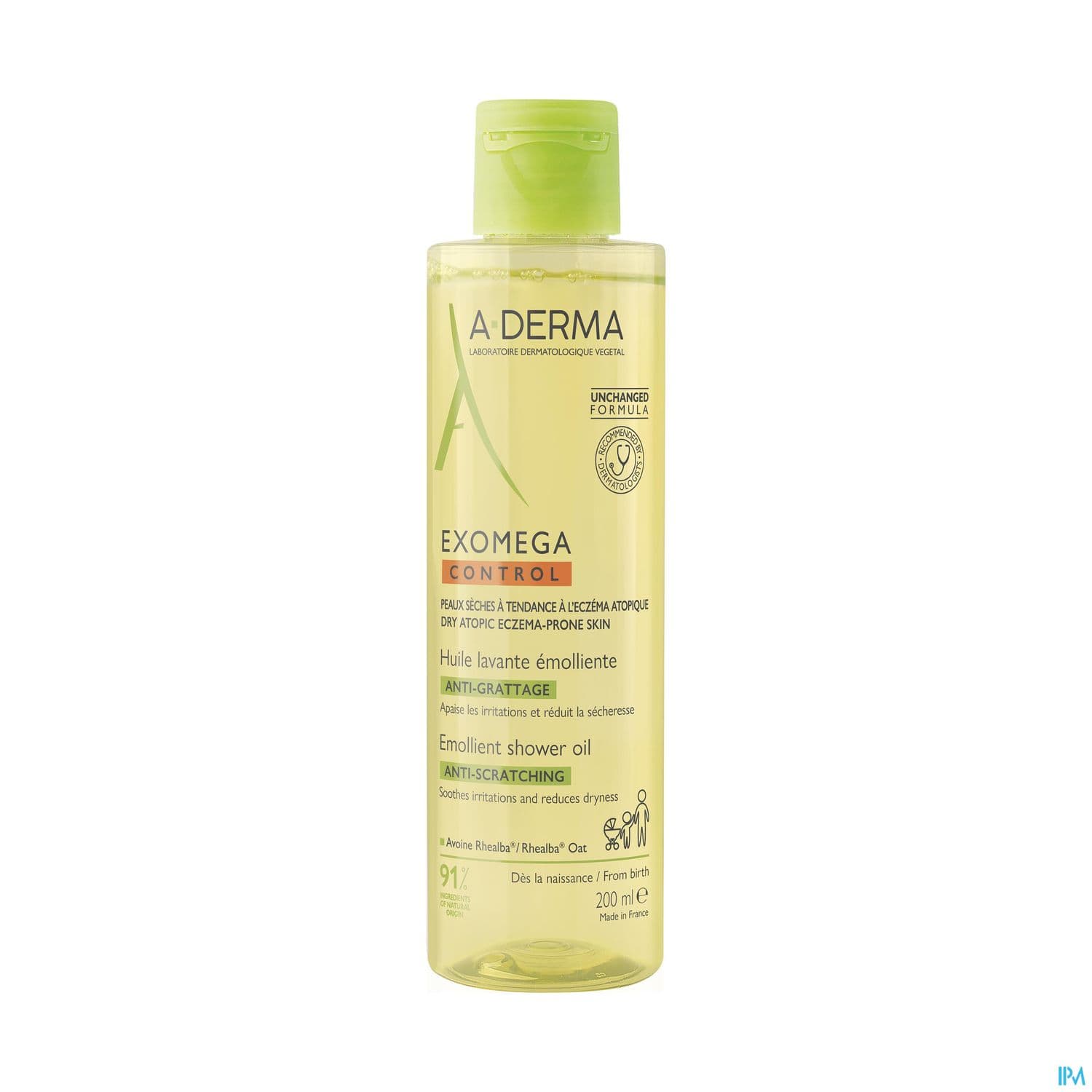 A-DERMA EXOMEGA CONT HLE LAV 200ML