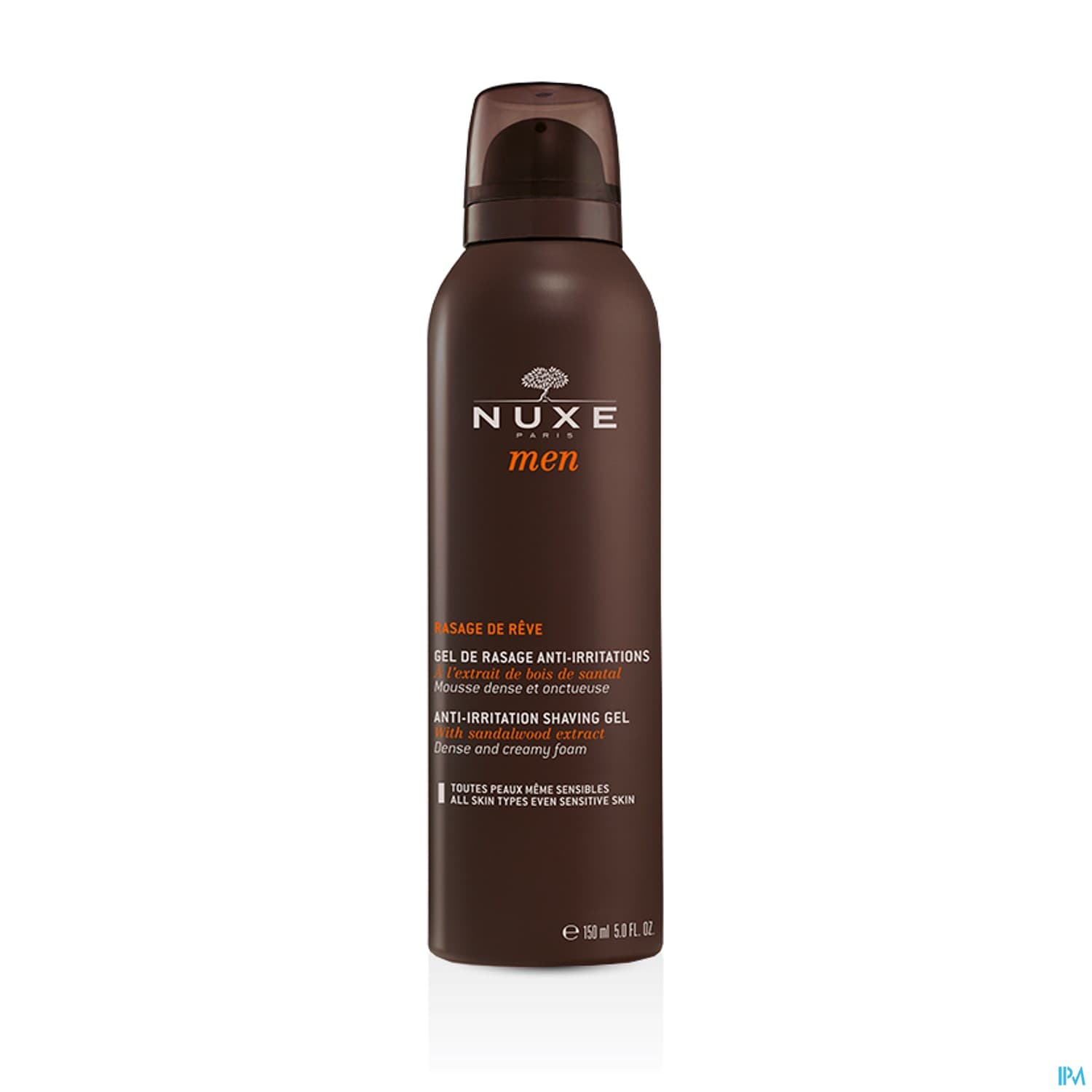 Nuxe Men Rasage De Reve Gel De Rasage Antiirritations Toutes Peaux Meme Sensibles 150ml