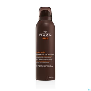 Nuxe Men Rasage De Reve Gel De Rasage Antiirritations Toutes Peaux Meme Sensibles 150ml