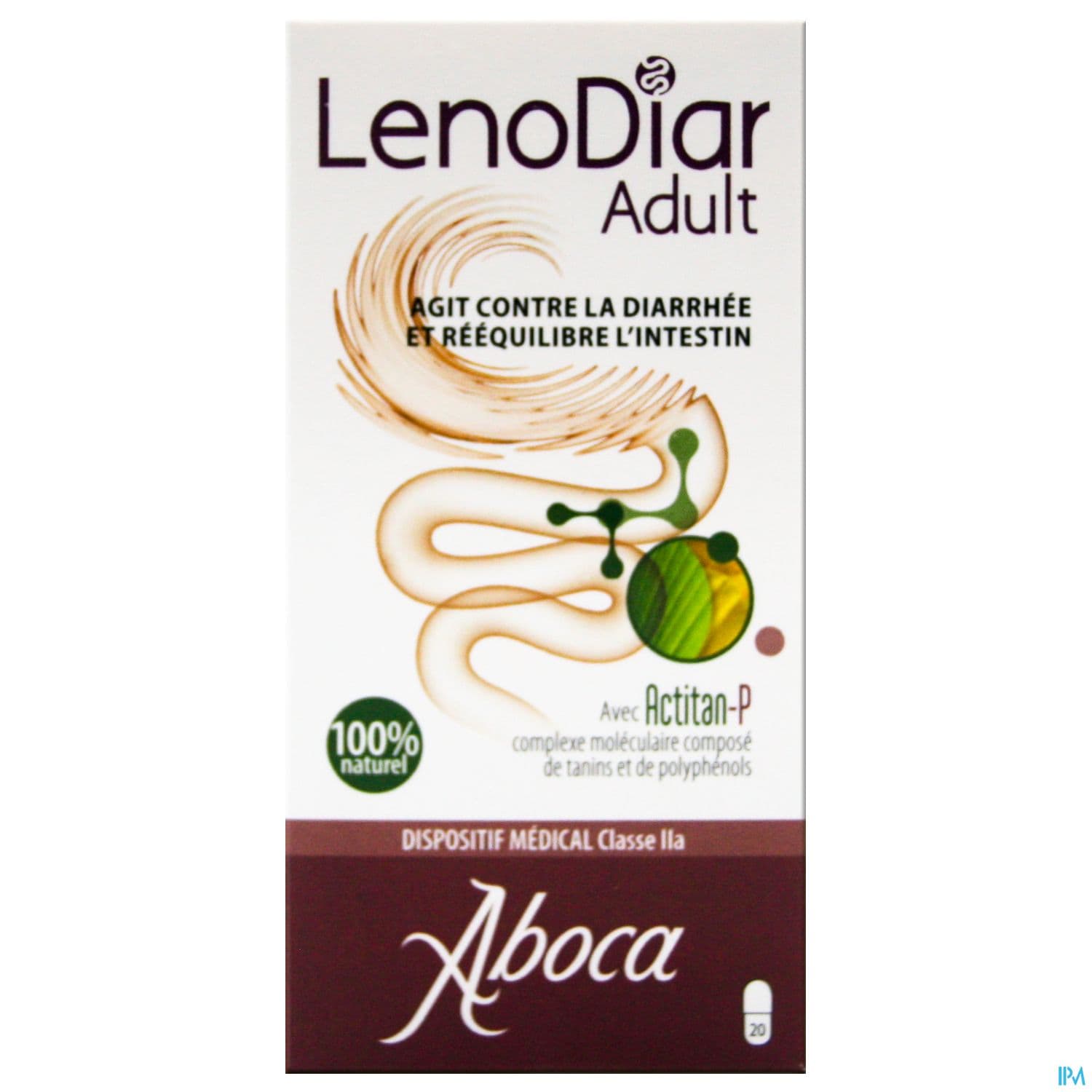 Aboca Lenodiar Adult Diarrhee Equilibre Intest Gelule 20