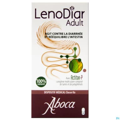 Aboca Lenodiar Adult Diarrhee Equilibre Intest Gelule 20