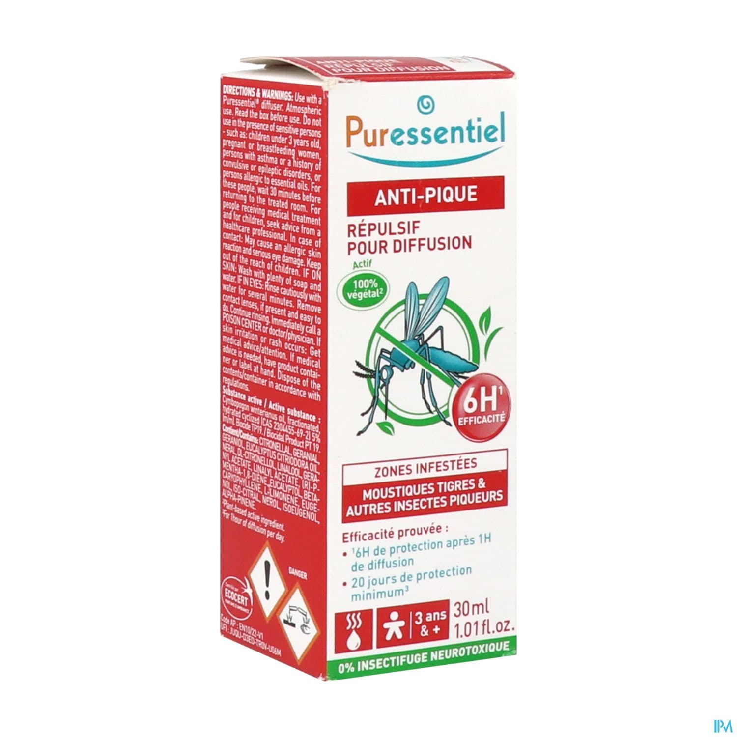 PURESSENTIEL A/PIQUE REPULS 30ML