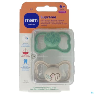 SUCET MAM SUPREME SIL 6M+ X2