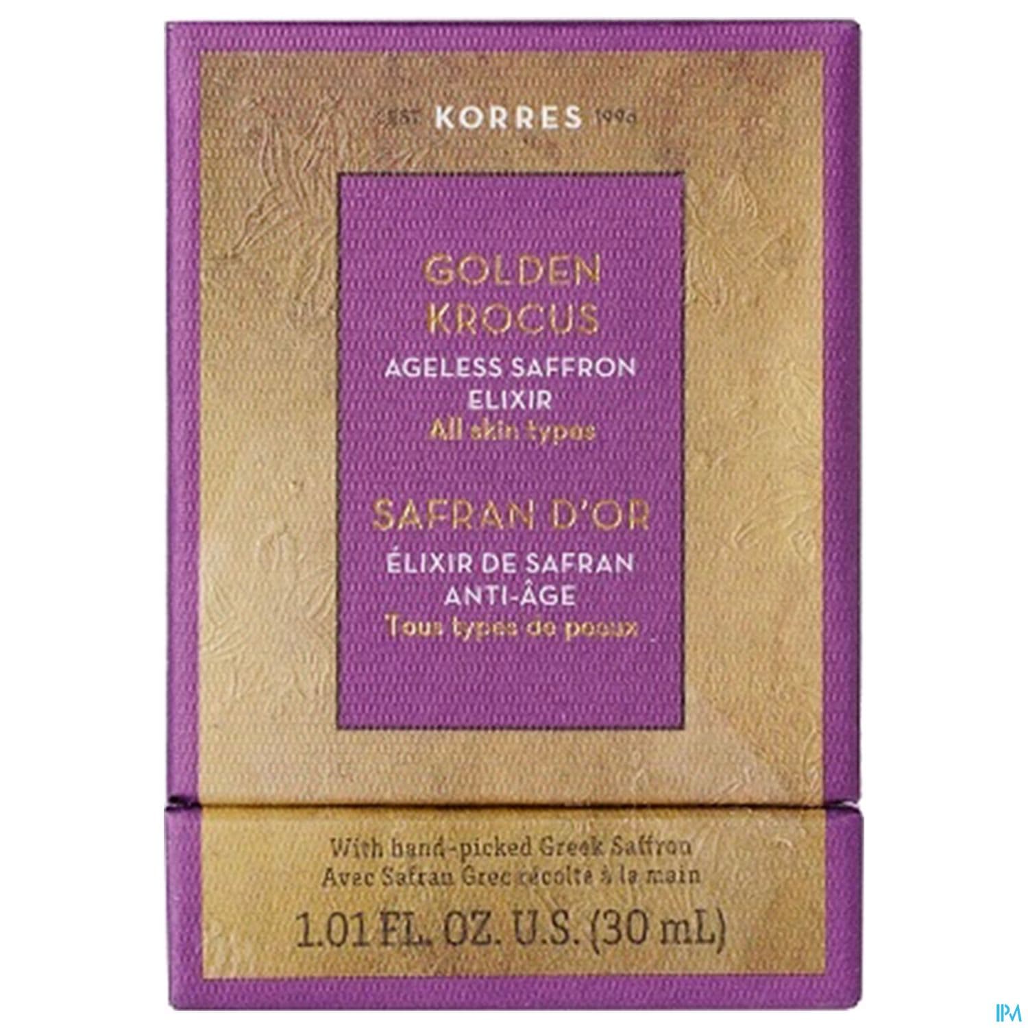 Korres Safran D'or Elixir Antiage 30ml