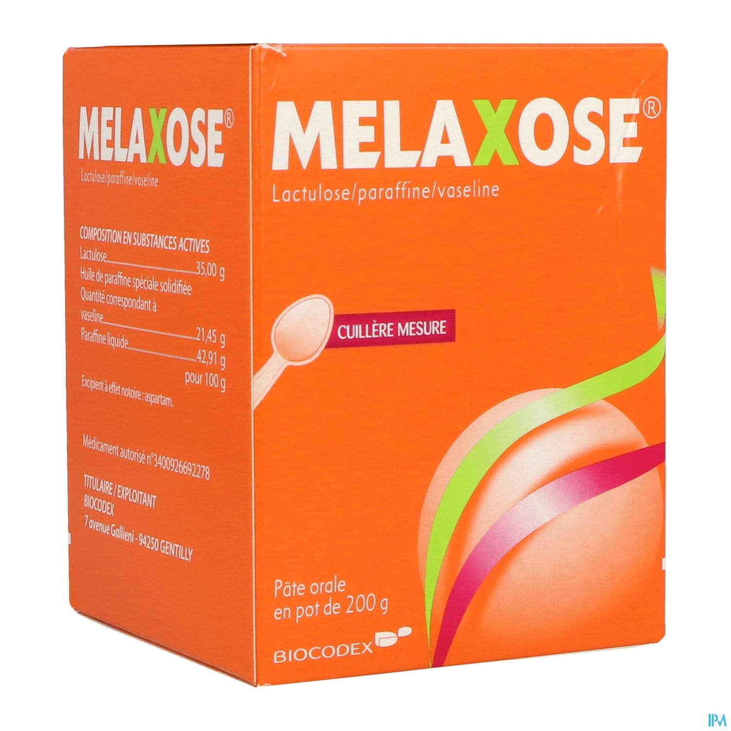 MELAXOSE PATE ORALE POT 200G